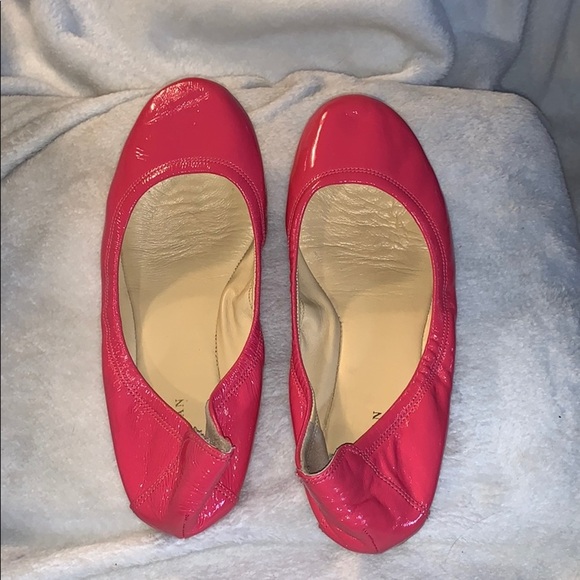 Pink Patent Leather Cole Hann Ballet Style Flats - Picture 1 of 16